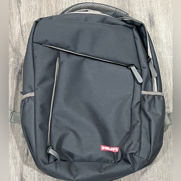 Hilti Tools Backpack Gray Work Site Business Laptop Bag - Picture 2 of 6